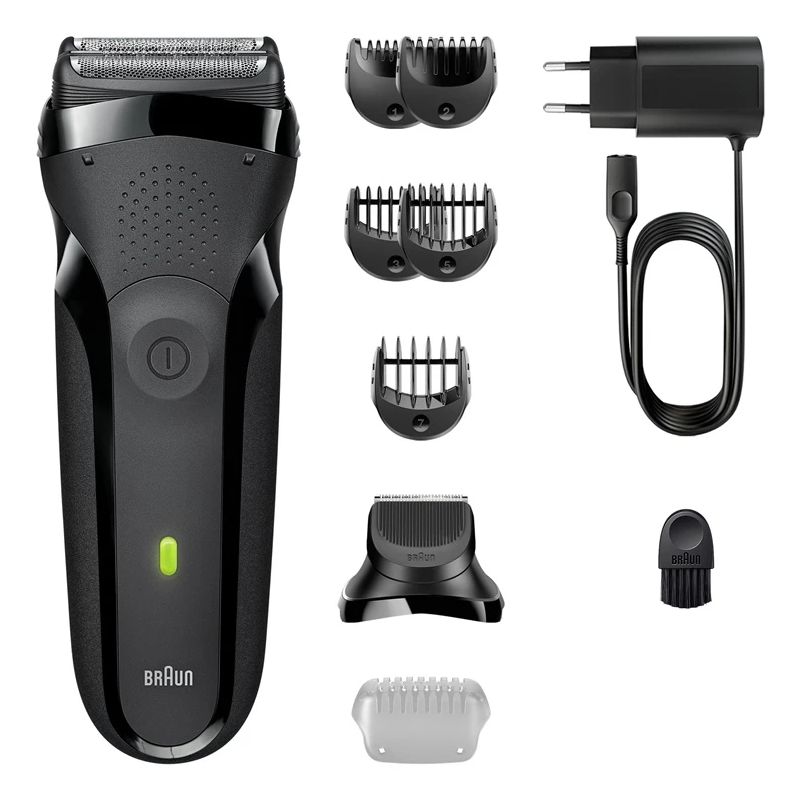 Shaver 3000bt black-grey braun