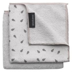 Dvielis trauku microfibre 2gab gaiši pel