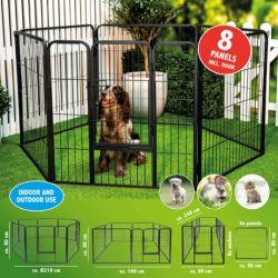 Voljērs ārā-ikekštelpu 210x80cm