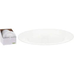 Paplāte 178000640, 23 cm, polipropilēns ,pp,, caurspīdīga