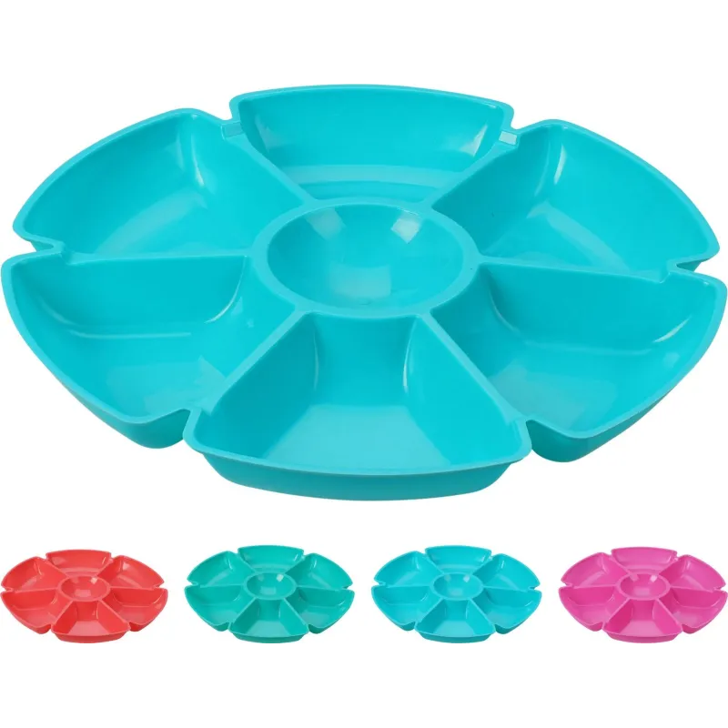 Servēšanas paplāte, 29 cm x 29 cm x 3.5 cm, ,krāsa-dizains tiek izvēlēts nejauši,, abs plastmasa