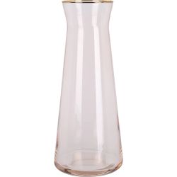 Karafe rozā ar zelta maliņu 1145ml