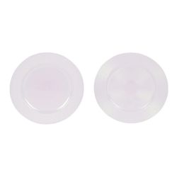 Šķīvis plastmasas balts ar spīgu. 33cm