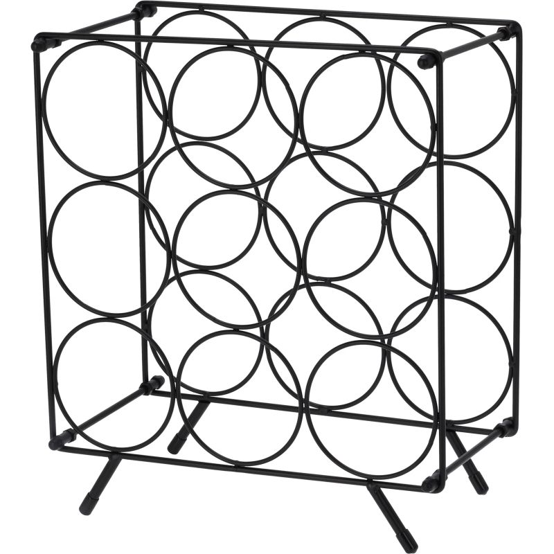 Pudeļu turētājs metāla 9 pudelēm