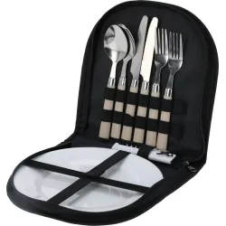 Hабор для сервировки 170491900, белый-черный, пластик-нержавеющая сталь-полиэстер