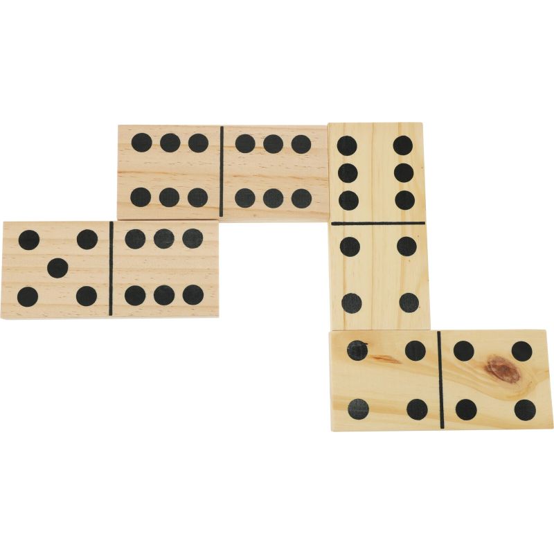 Galda spēle domino koka 28gab