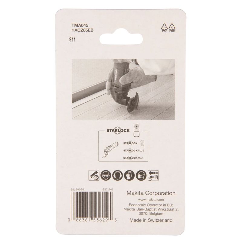 Uzgalis zāģēšanas makita tma045