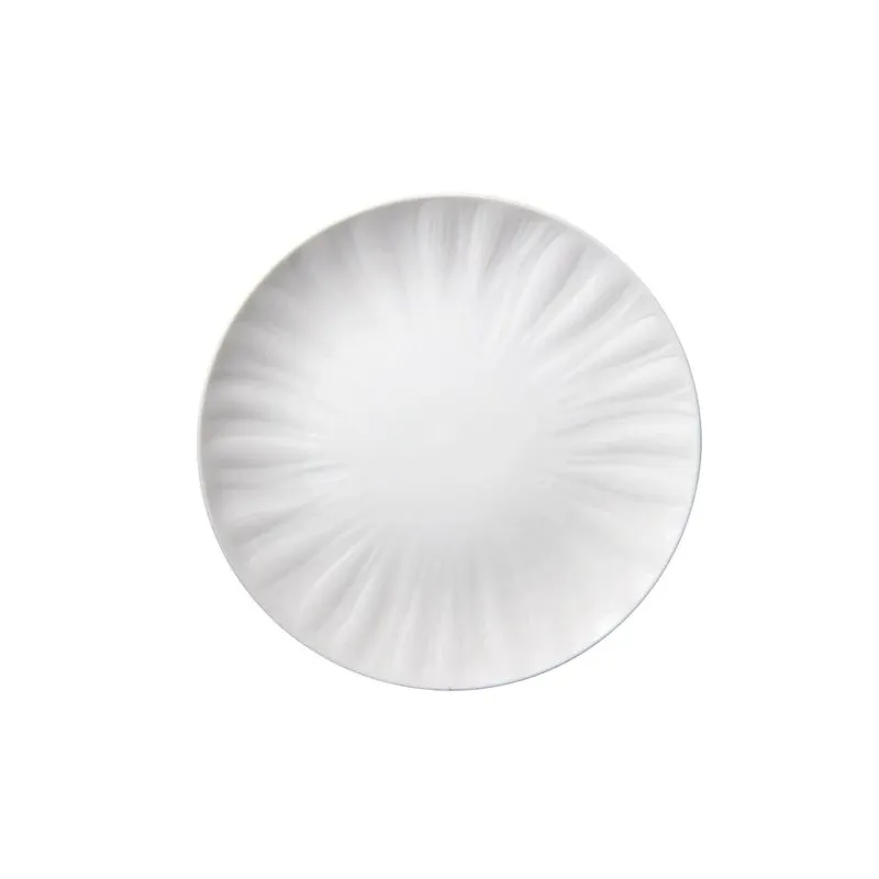 Šķīvīši deserta Domoletti Floral, DIA 15 cm, balta krās.
