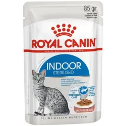 Šlapias kačių maistas Royal Canin Indoor Sterilised, grūdai, 0.085 kg