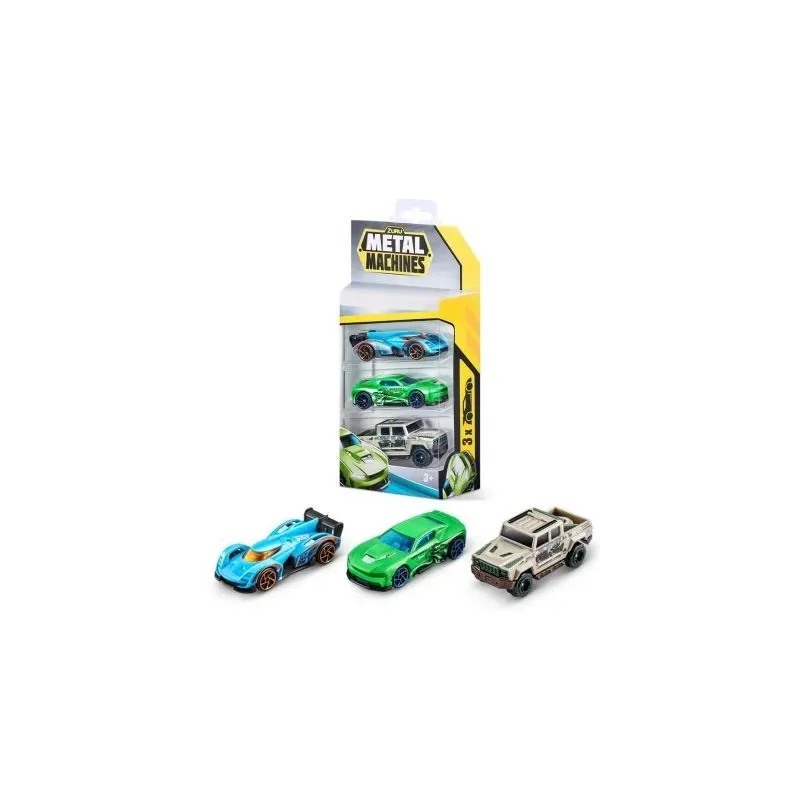 Komplekts 3 auto metal machines 6715