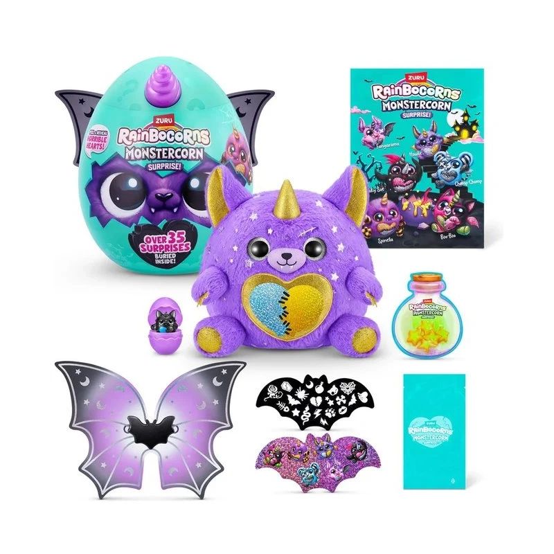 Plīš.rotaļl.rainbocorns monstercorn 9297
