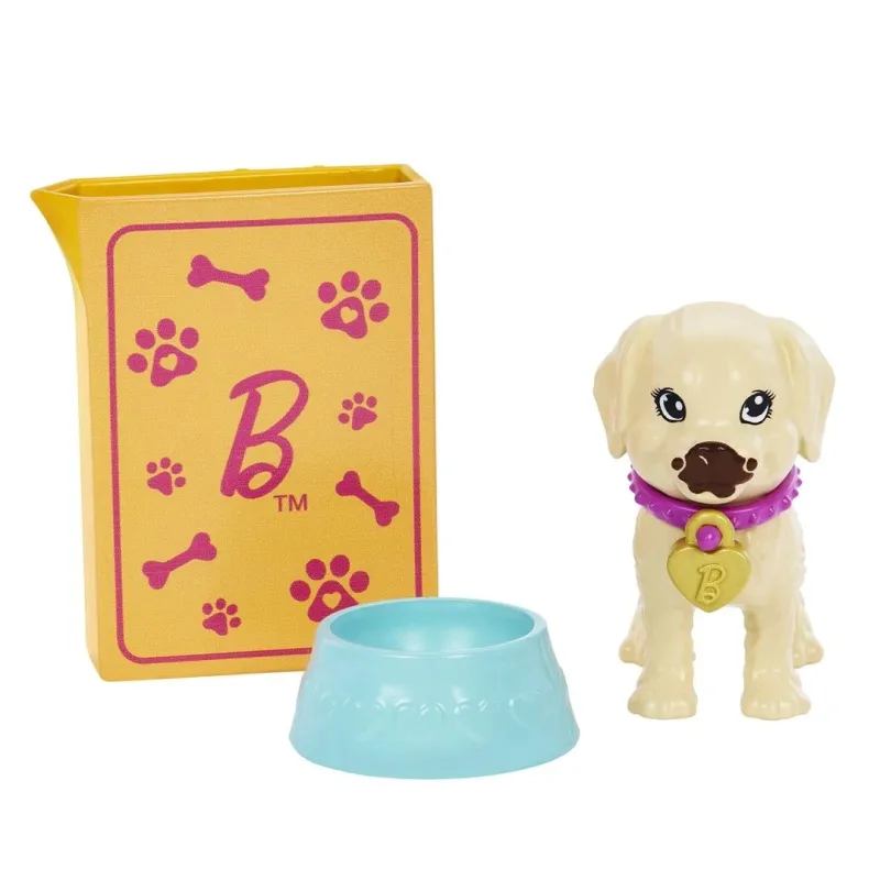 Lelle, kucēnu adopcijas komplekts Mattel Barbie Pup Adoption HKD86, 29 cm, daudzkrāsaina