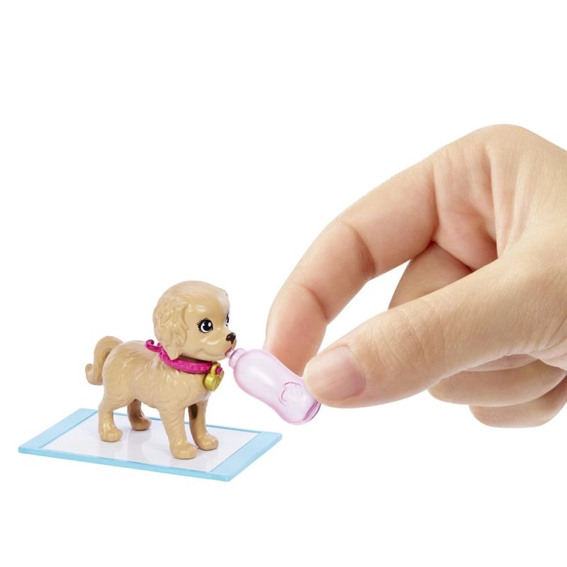 Rotaļlieta lelle barbie sunīšu komplekts