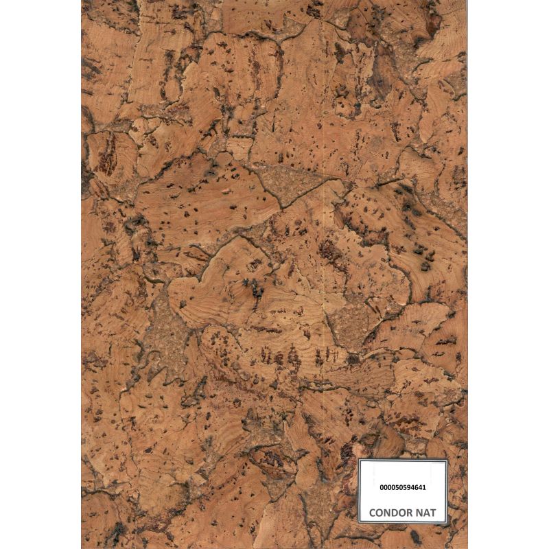 Korķa sienas segums condor natur. 30x60