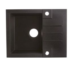 Кухонная мойка Alveus Rock 30 S, гранит, 59.5 см x 47.5 см x 16 см, черный цв.-серый цв.
