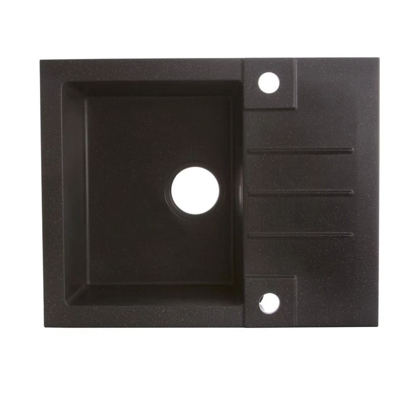 Izlietne + sifons rock30s 1213091 melna