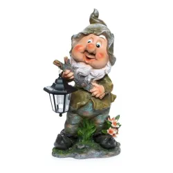 Украшение сада Гном, Garden Center NF201455-2, 34 см x 22.4 см x 56 см, многоцветный