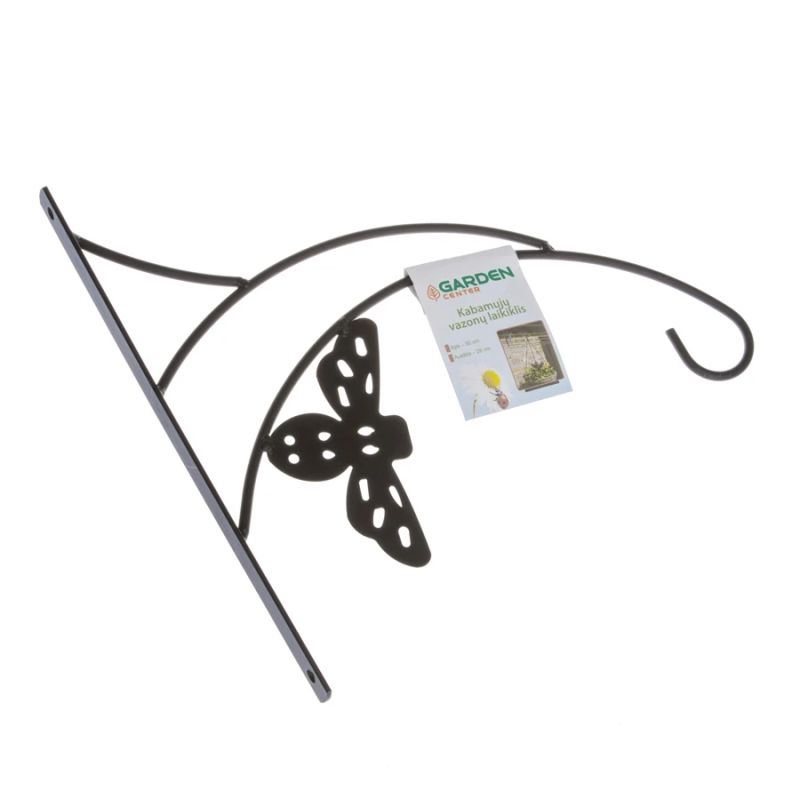 Кронштейн вазона Garden Center, металл, серый цв.