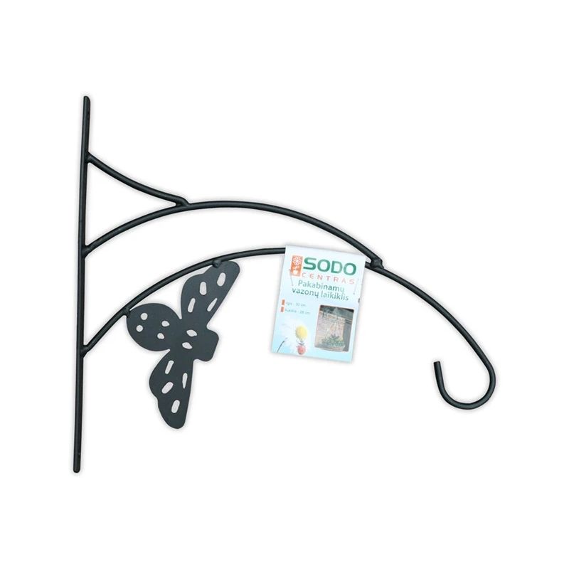 Кронштейн вазона Garden Center, металл, серый цв.