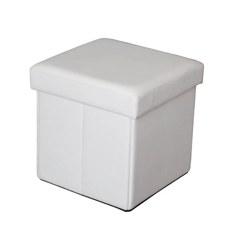 Пуф Domoletti XYF1368B, белый цв., 38 см x 38 см x 38 см