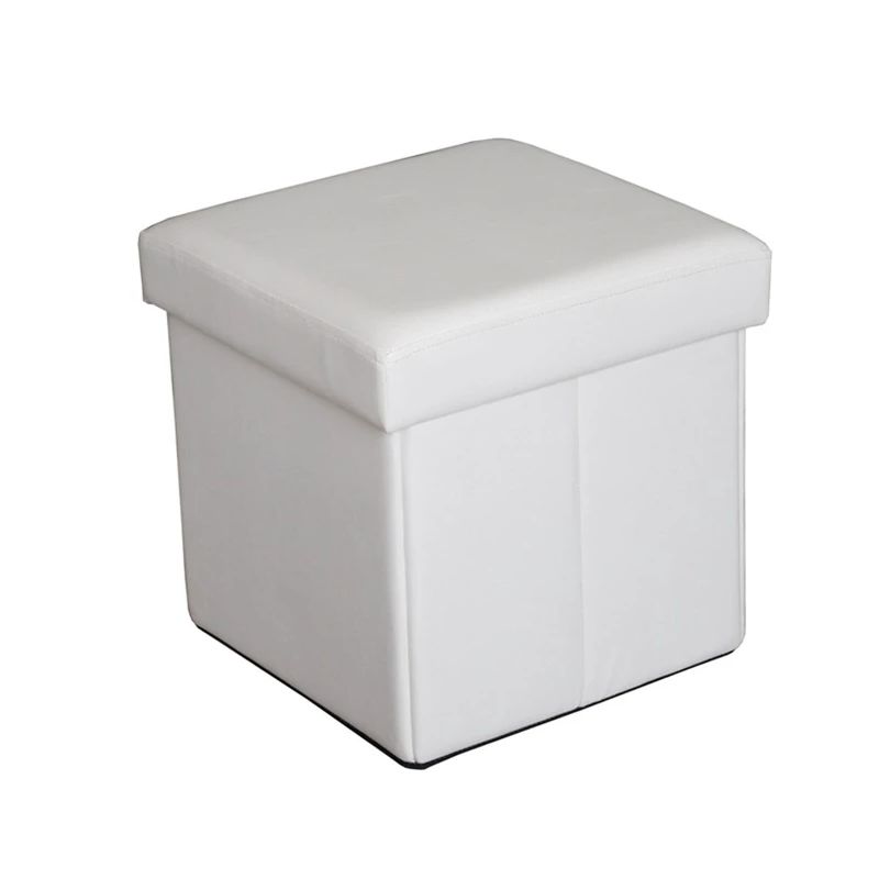 Пуф Domoletti XYF1368B, белый цв., 38 см x 38 см x 38 см