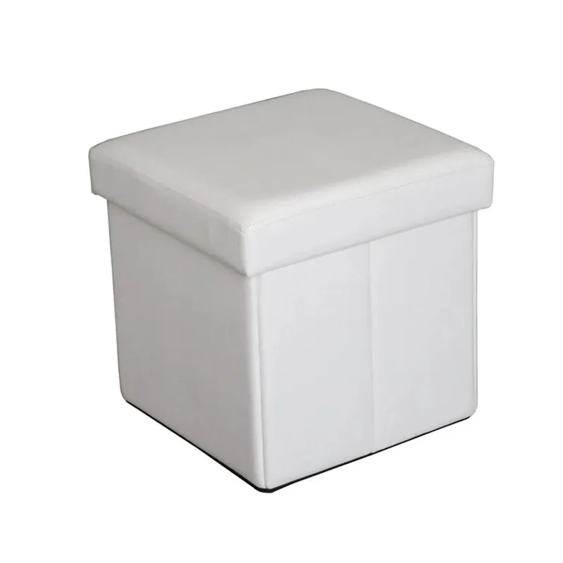 Pufs Domoletti XYF1368B, balta krās., 38 cm x 38 cm x 38 cm