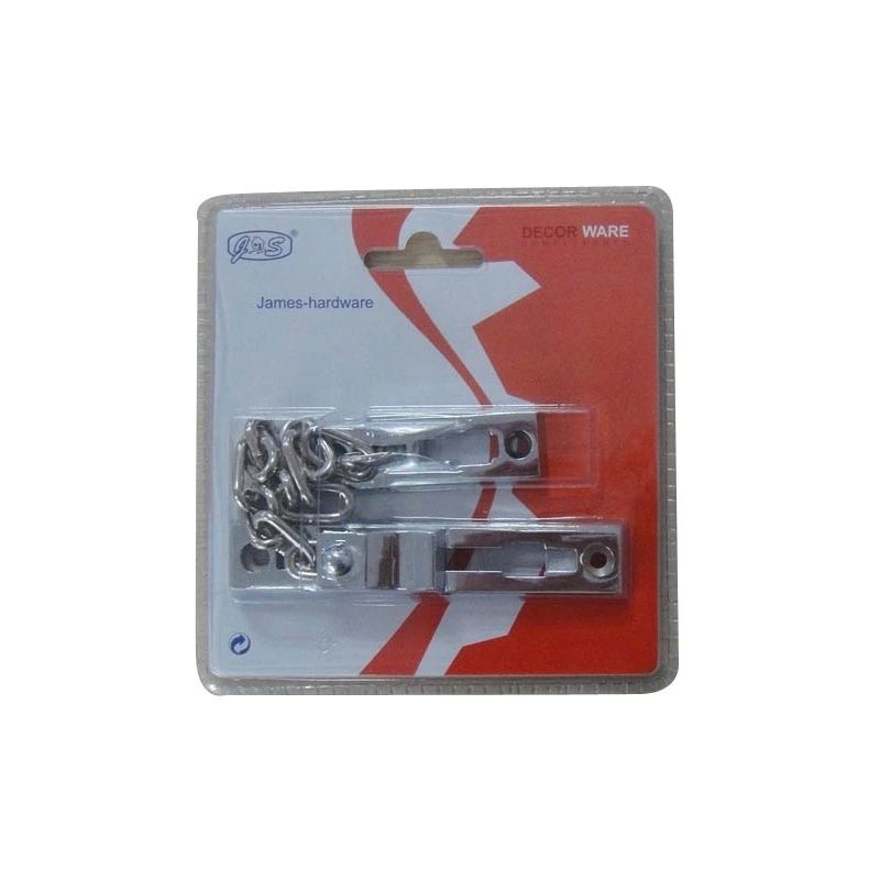 Durvju ķēde hroma krāsā 111x21 mm