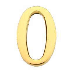 Durvju numurs 0 zelta krāsā 45 mm