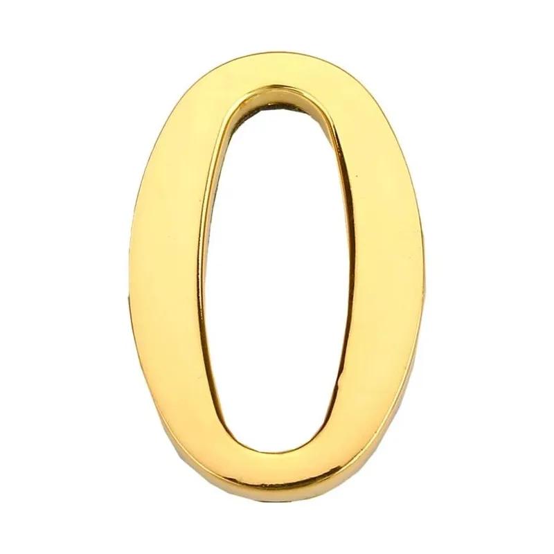 Durvju numurs 0 zelta krāsā 45 mm