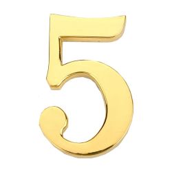 Uksenumber Haushalt GP-5 45, 4.5 cm x 2.8 cm, tsink, kuldne v.