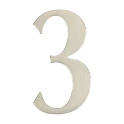 Durvju numurs 3 nerūsošais tērauds 62 mm