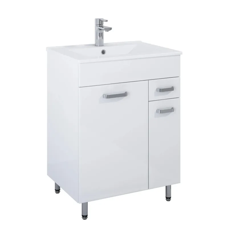 Vannas istabas skapis ar izlietni Elita Nika 168721, balta krās., 46.5 cm x 61.3 cm x 82.1 cm