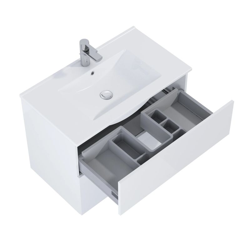 Skapis ar izlietni ekoline 80cm