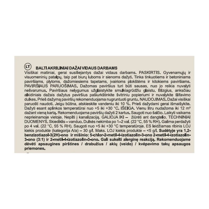 Akrila krāsa okko 5l