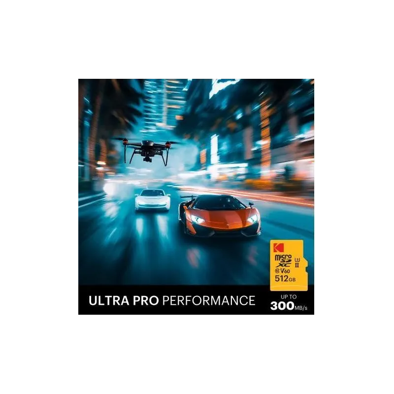 Kodak MicroSDXC 128GB UHS-II U3 A1 V60 Ultra Pro