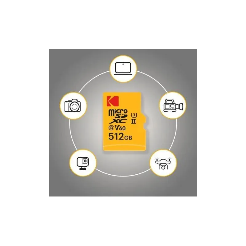Kodak MicroSDXC 128GB UHS-II U3 A1 V60 Ultra Pro