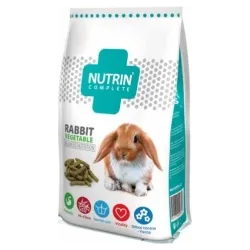 NUTRIN Complete - Rabbit Vegetable 400gr - PILNVĒRTĪGA EKSTRUDES BARĪBA AR DĀRZEŅIEM TRUŠIEM NO 8 MĒNEŠU VECUMA