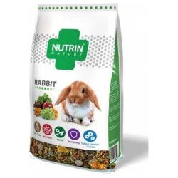NUTRIN Nature - Rabbit 750gr - PILNVĒRTĪGA BARĪBA TRUŠIEM