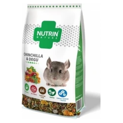 NUTRIN Nature - Chinchilla & Degu 750gr - PILNVĒRTĪGA BARĪBA ŠINŠILĀM UN DEGU