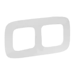 Двойная рамка Legrand Allure, белый