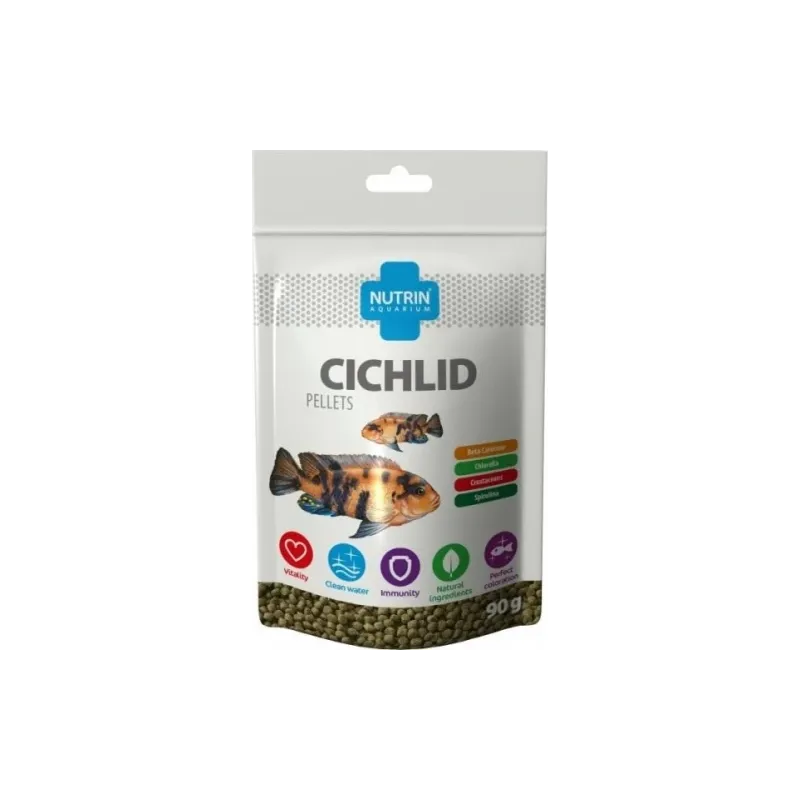 NUTRIN Aquarium - CICHLID PELLETS 90gr