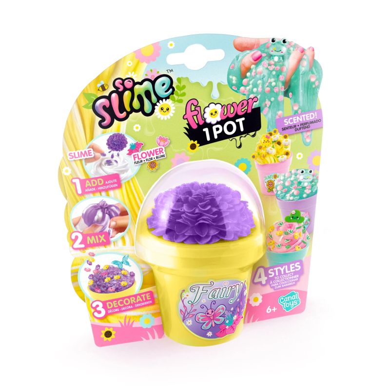 SO SLIME Slime gatavošanas komplekts Puķu pods