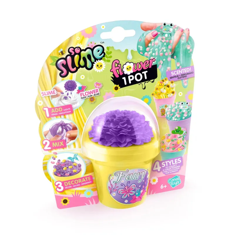 SO SLIME Slime gatavošanas komplekts Puķu pods