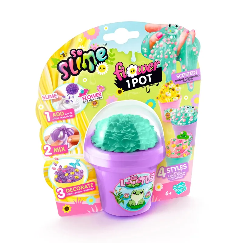 SO SLIME Slime gatavošanas komplekts Puķu pods