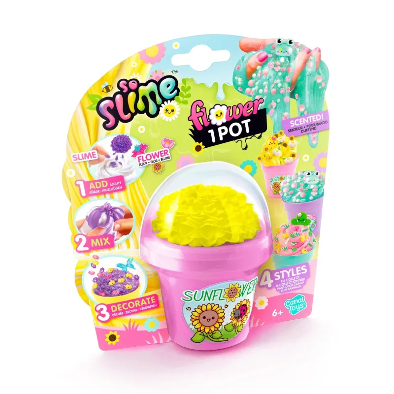 SO SLIME Slime gatavošanas komplekts Puķu pods