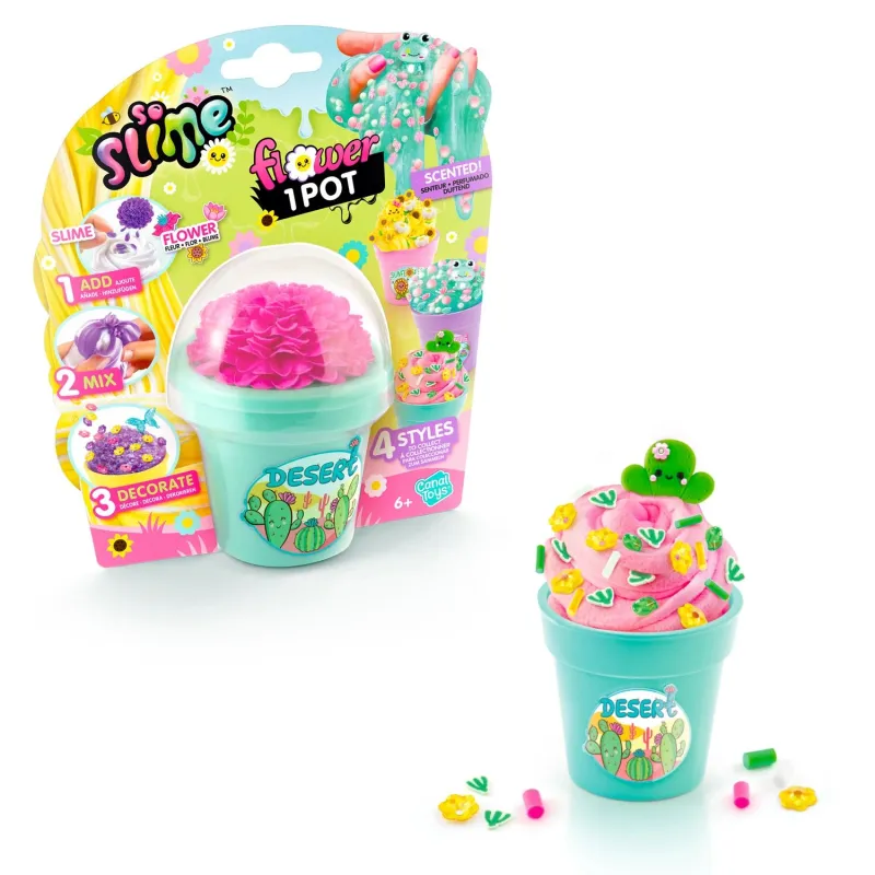 SO SLIME Slime gatavošanas komplekts Puķu pods