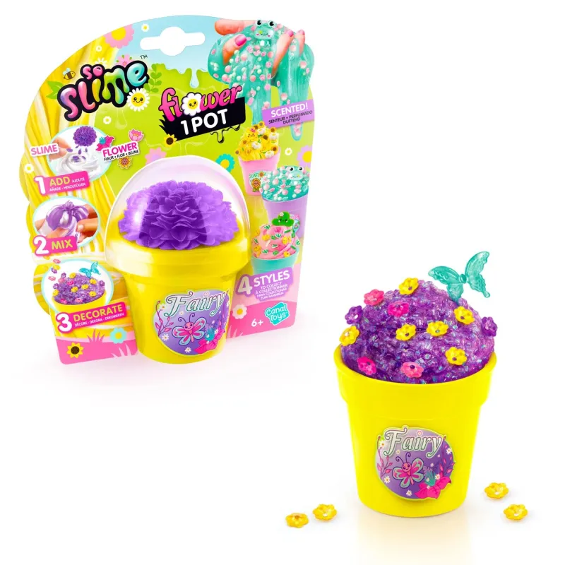 SO SLIME Slime gatavošanas komplekts Puķu pods