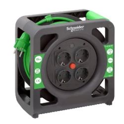 Pagarināt.ar spoli schneider 4-viet. 15m