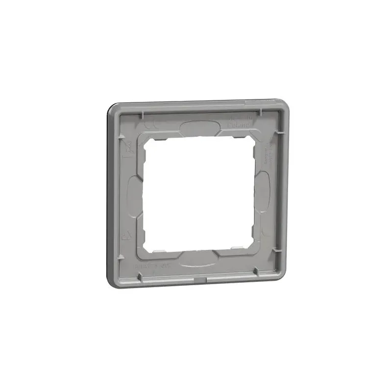 Vienvietīgs rāmis Schneider Electric Sedna, melna krās.