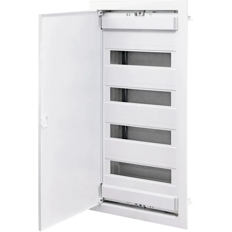 Moduļu panelis ETI 48+8 mod. ECG56, zemapmetuma, IP40, balta krās.